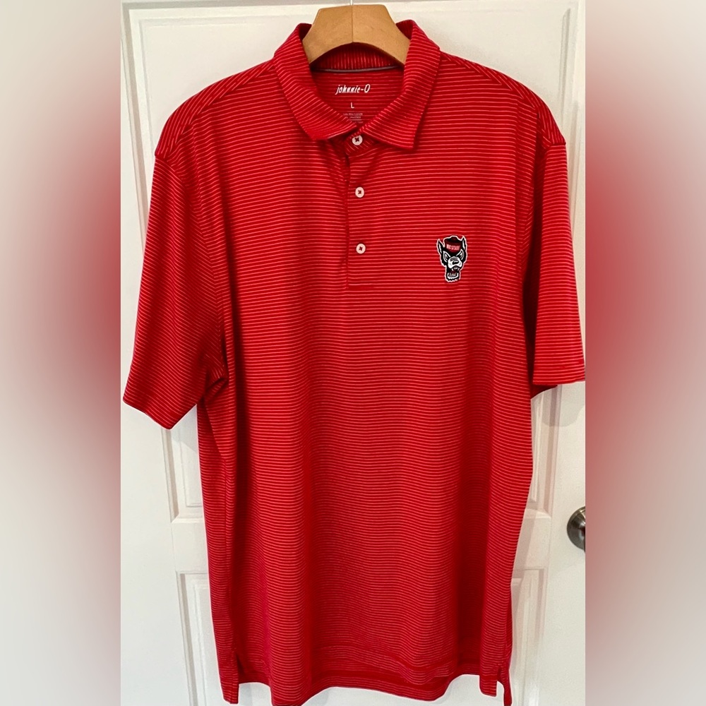 Men’s NC State polo shirt.  GO WOLPACK!